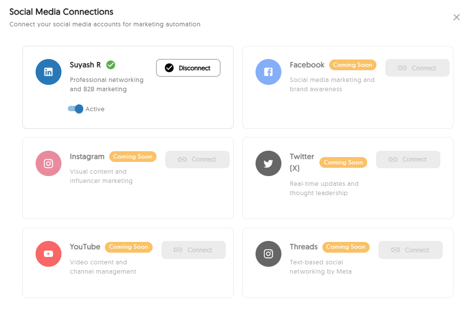 LinkedIn-Native Integration